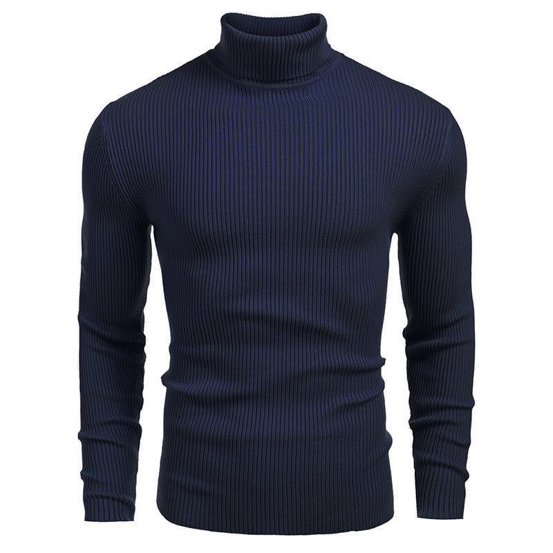 Slim-fit Turtleneck Long-sleeved Sweater