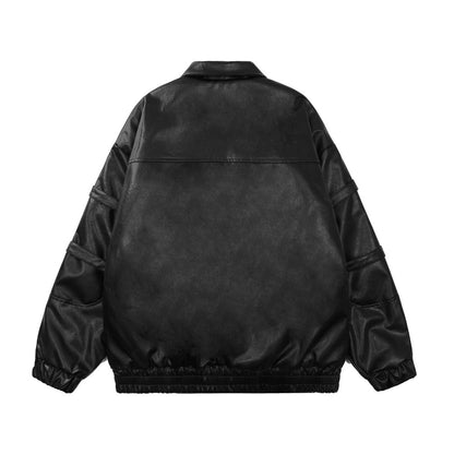 Motorcycle Leather Coat