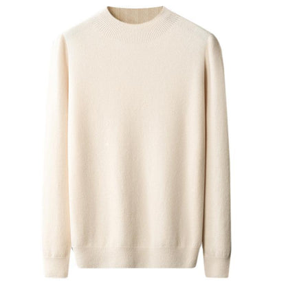 Half-collar Knitted Sweater