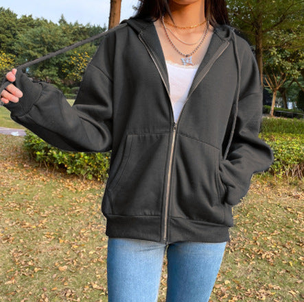 Zip Up Sweatshirt Hooded