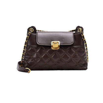 Rhombic Chain Little Baonu crossbody bag