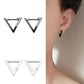 Stainless Steel Triangular Earring