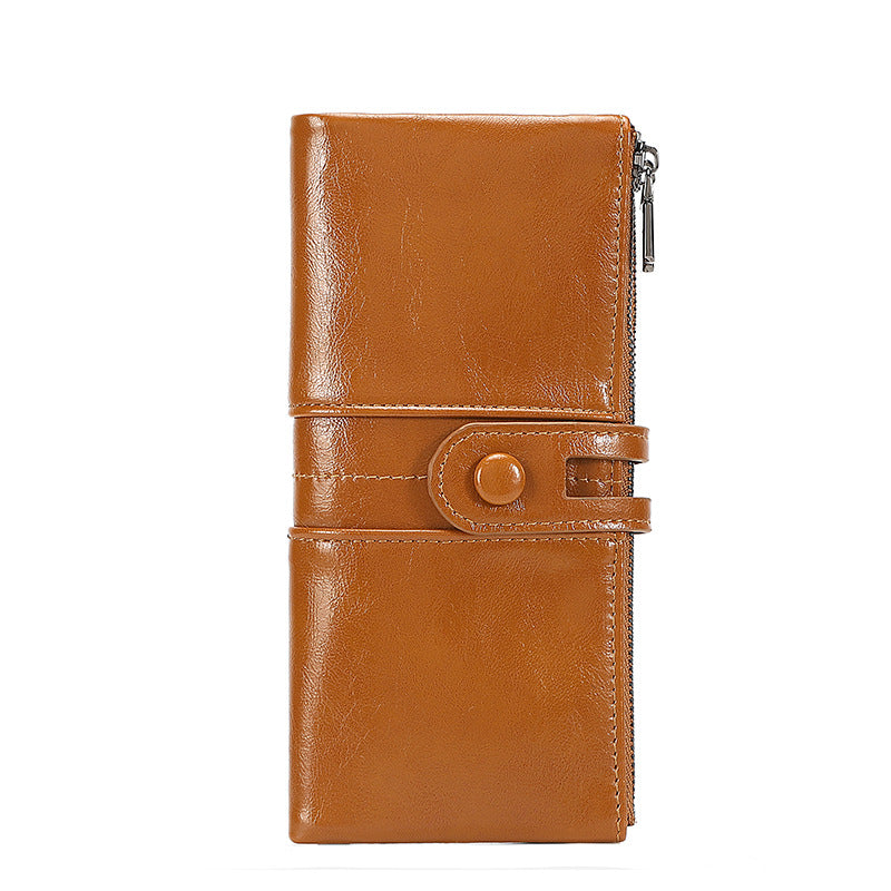 Anti-magnetic Long Vintage Wallet