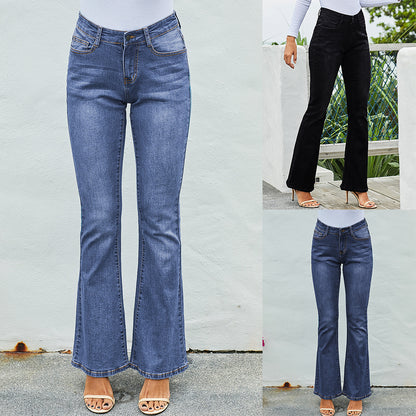 High-waist Think Wide-leg Pants