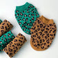 Leopard-print Sweater Pet Clothes