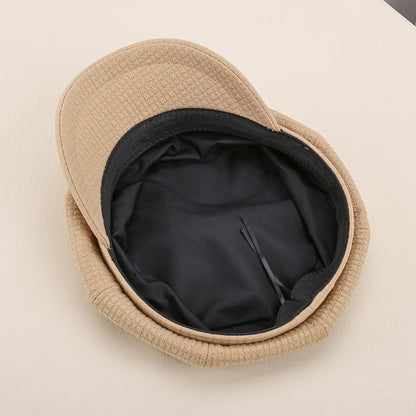 Outdoor Warm Sunshade Pleated Octagonal Hat