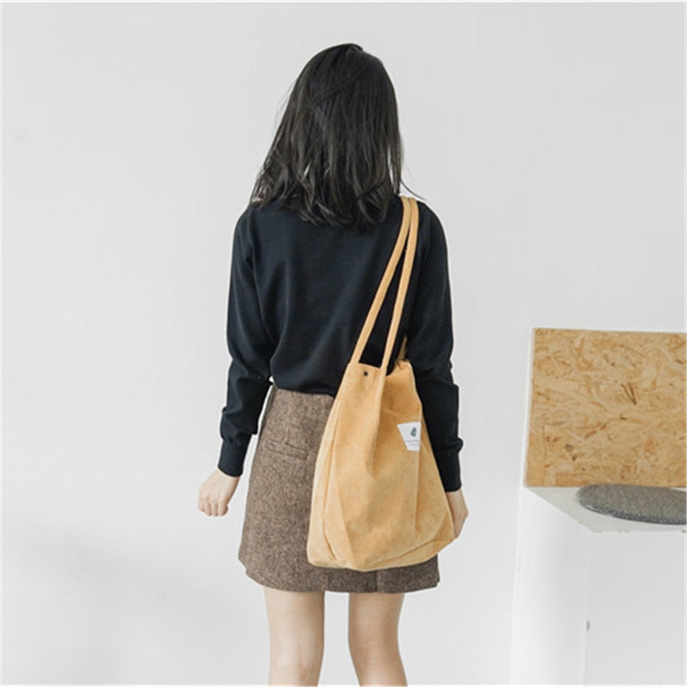Reusable Large Shoulder Shopping Bags