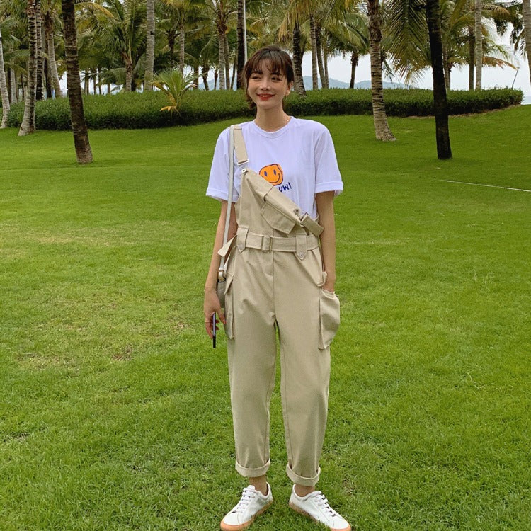 Korean apricot overalls