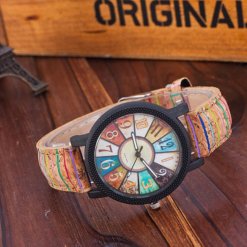 Vintage Leather Wrist Watch