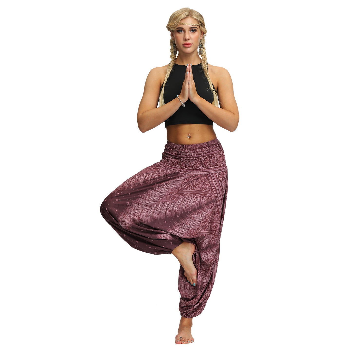 Bohemian Digital Printing Yoga Pants