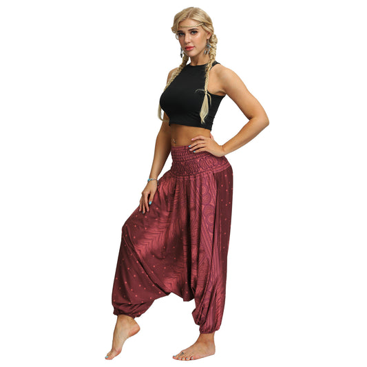 Bohemian Digital Printing Yoga Pants