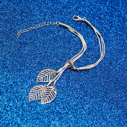 Hollow Leaf Bracelet