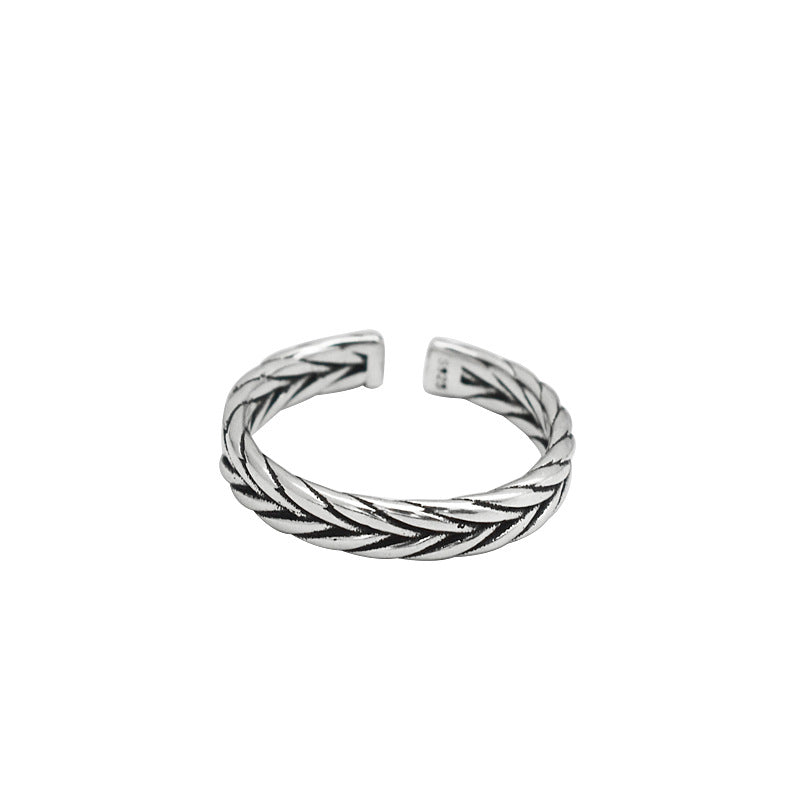 Woven pattern ring