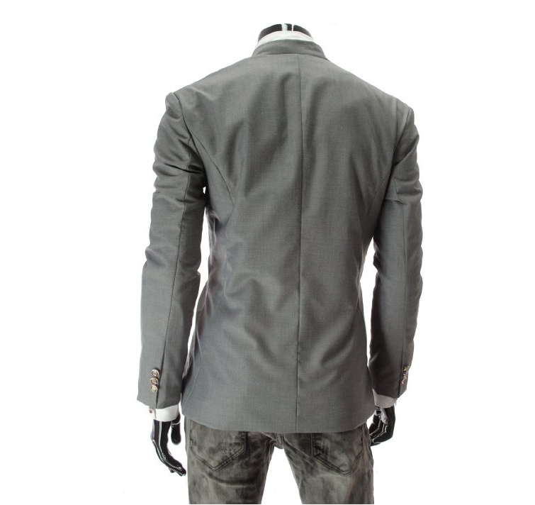 Asymmetric design slim suit