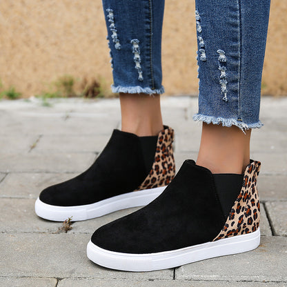 Leopard Print Flats Shoes