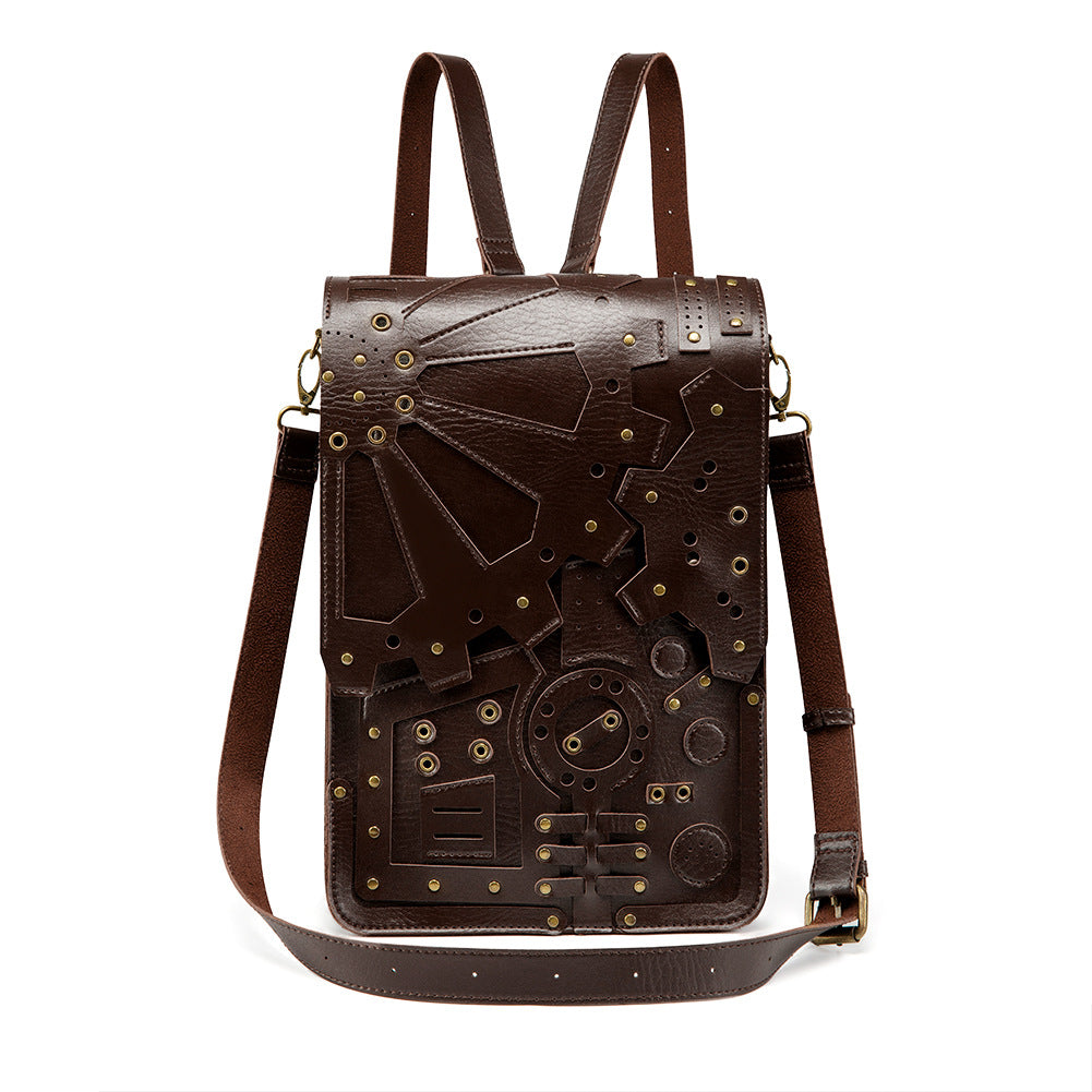 Vintage Gothic Steampunk Gear Shoulder Bag