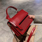 Solid color crossbody square bag