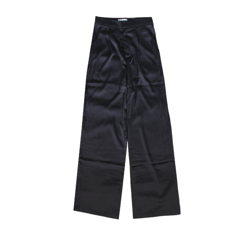 All-match straight mopping pants