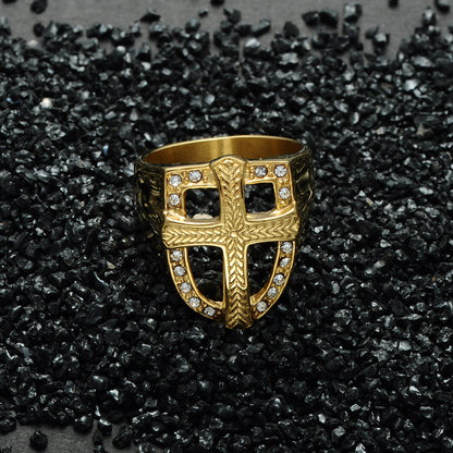 Shield cross ring