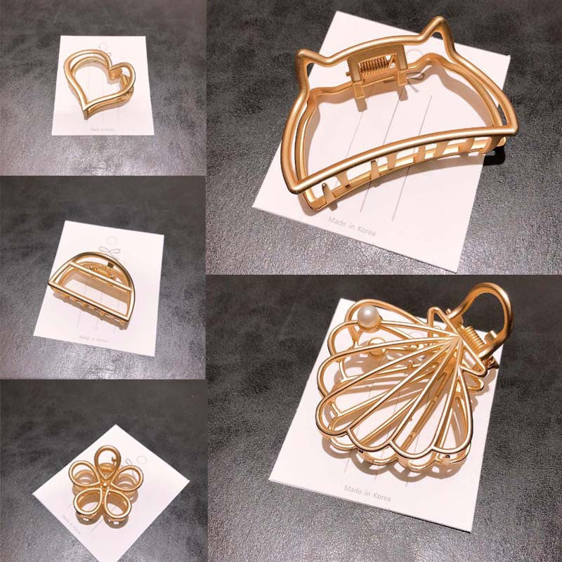 Cat hollow hair clips