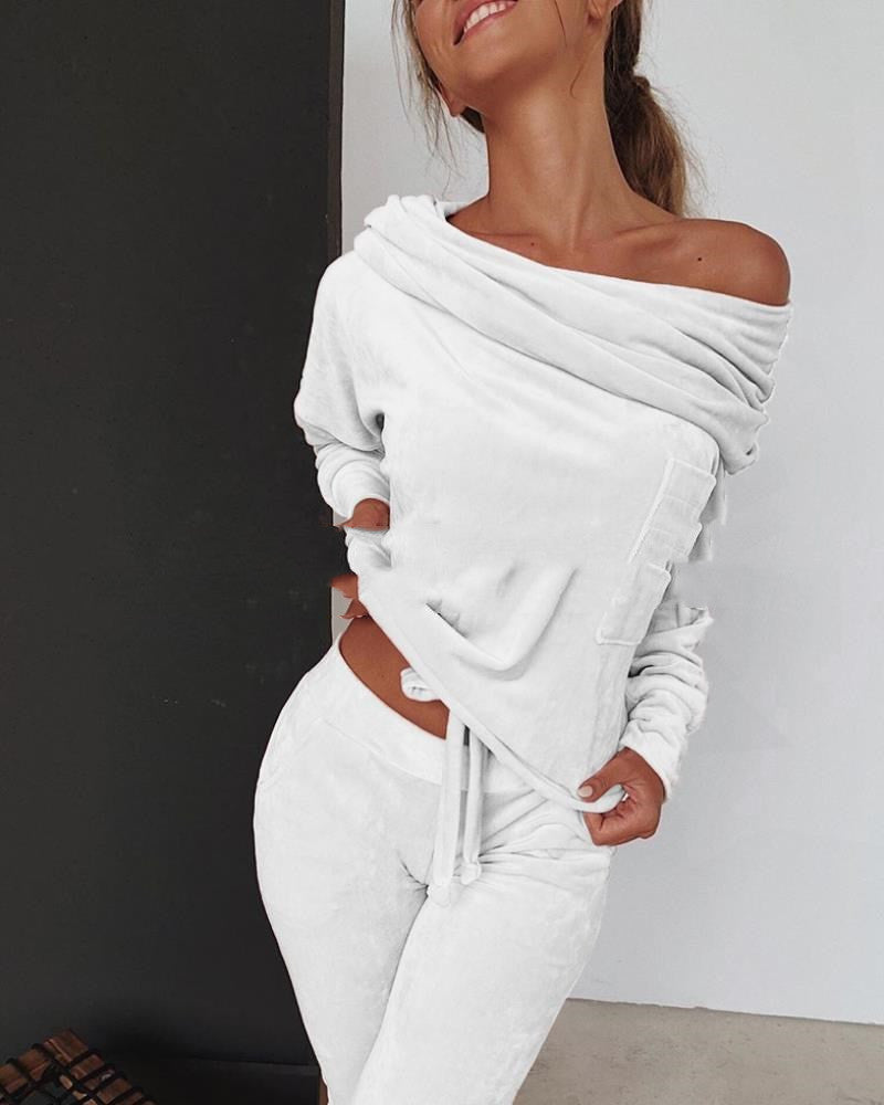 two-piece shoulder clothes