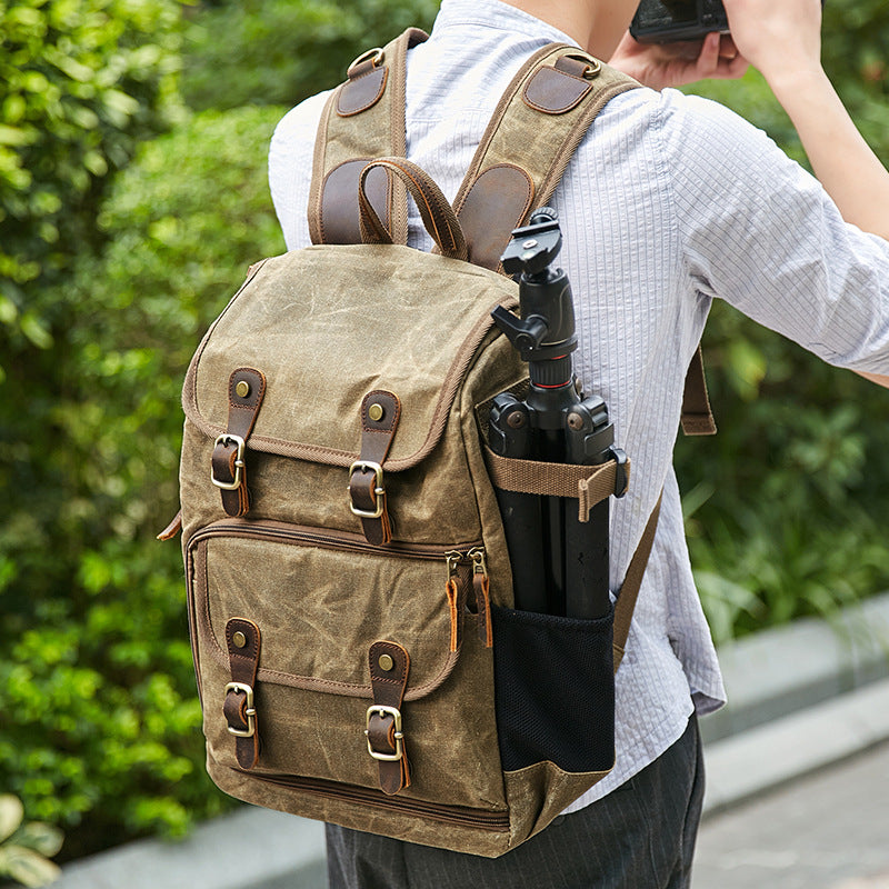 Waterproof Canvas Photography Backpack