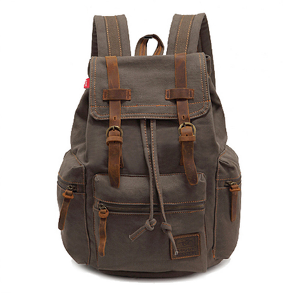 Vintage canvas backpack