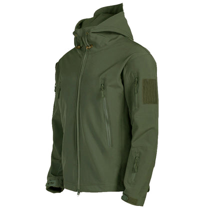 Soft Shell Windproof Hooded Jacket