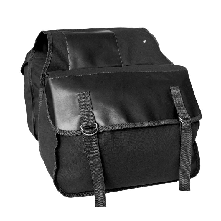 Motorcycle canvas side bag