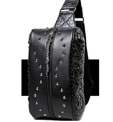 Riveted Leather Gothic Bag