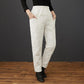 Loose and light diamond down trousers