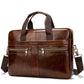 Business Leather Briefcase for Men