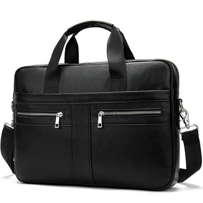 Business Leather Briefcase for Men
