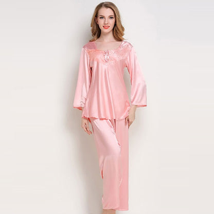 Silk Two Piece Pijamas