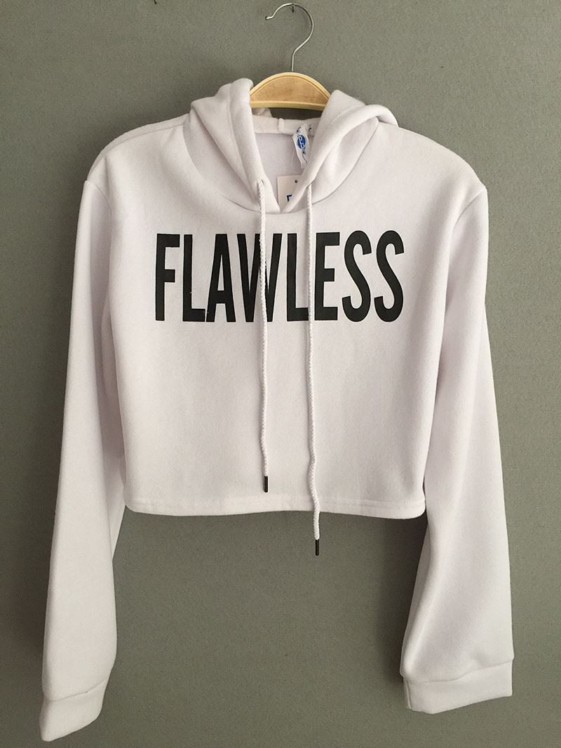Flawless Crop Top Sweatshirt