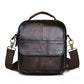 Casual leather cross-body bag