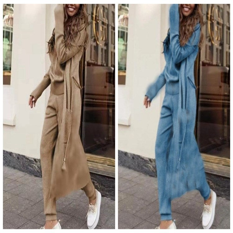 Three-Piece High-Elastic Long-Sleeved Suit