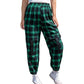 High Waist Plaid pants