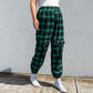 High Waist Plaid pants