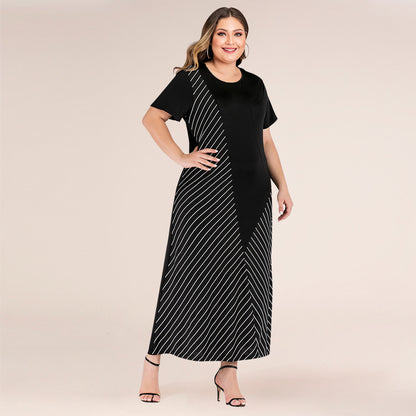 Belly-Covering Cross-Overseas Dress