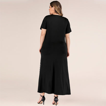 Belly-Covering Cross-Overseas Dress