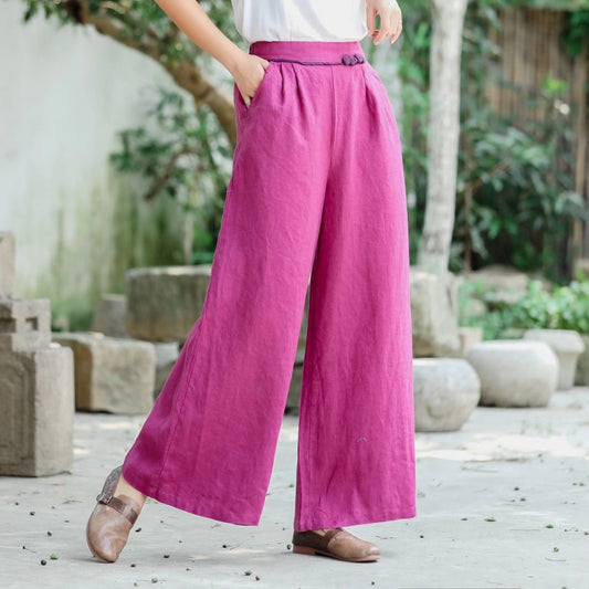 Straight Wide Leg Pants