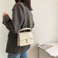 One-Shoulder Diagonal Chain Lock Bag