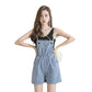 High Waist Wide Leg Suspenders shorts