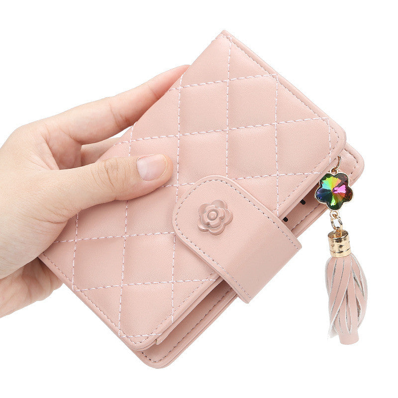 Short Zipper Tassel Wallet