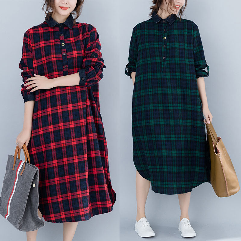 Long-sleeved Shirt Dress