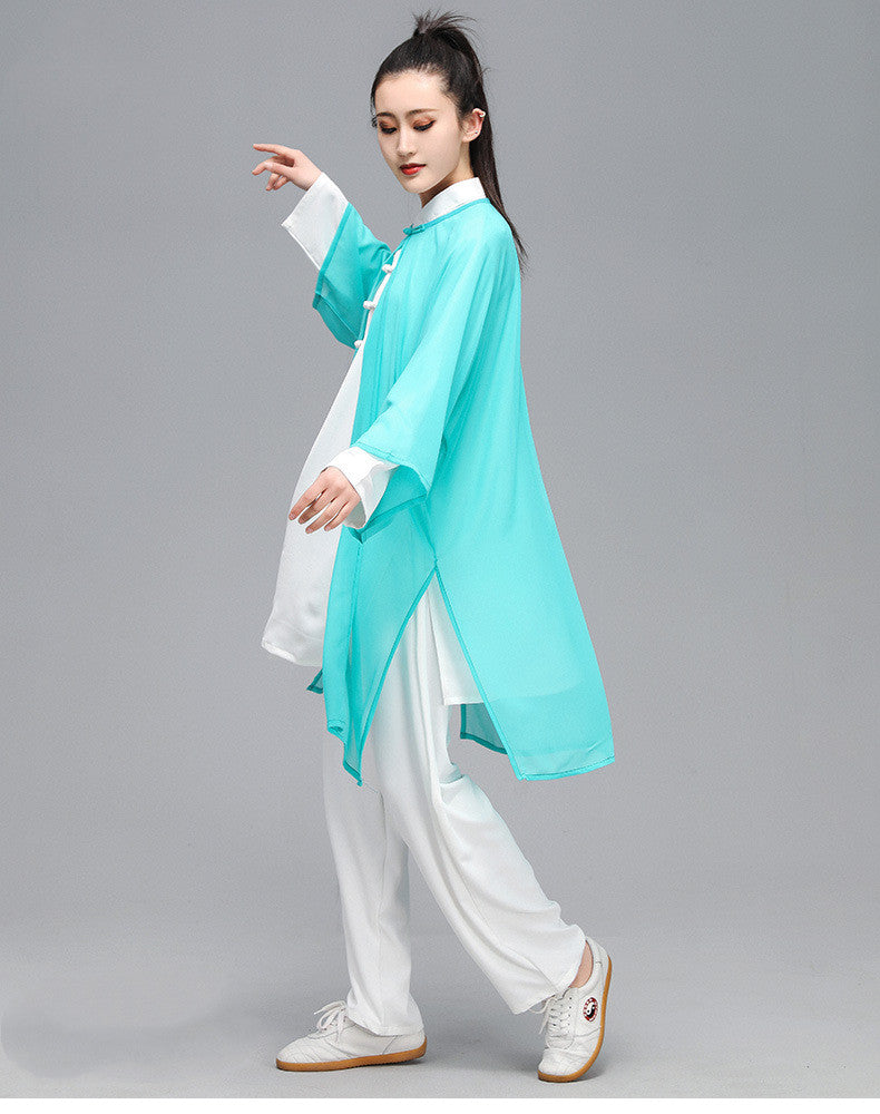 Chinese Style Cloak Shawl Gauze suit