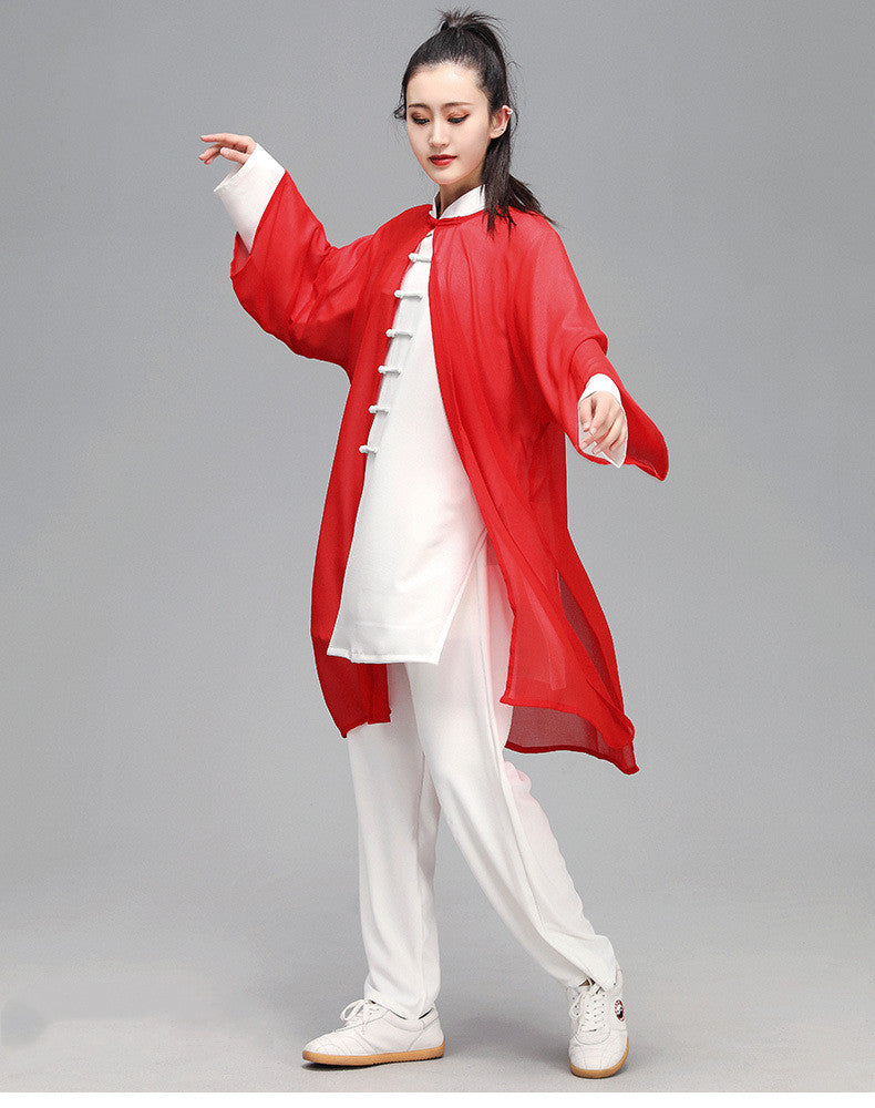 Chinese Style Cloak Shawl Gauze suit