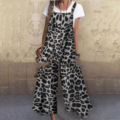 Leopard Print Jumpsuit