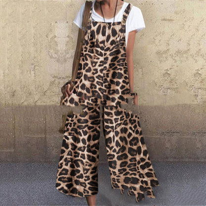 Leopard Print Jumpsuit